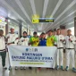 Kontingen dayung PODSI Maluku Utara pada PON XXI 2024.