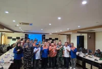 Foto bersama usai pengukuhan PODSI Halmahera Utara.