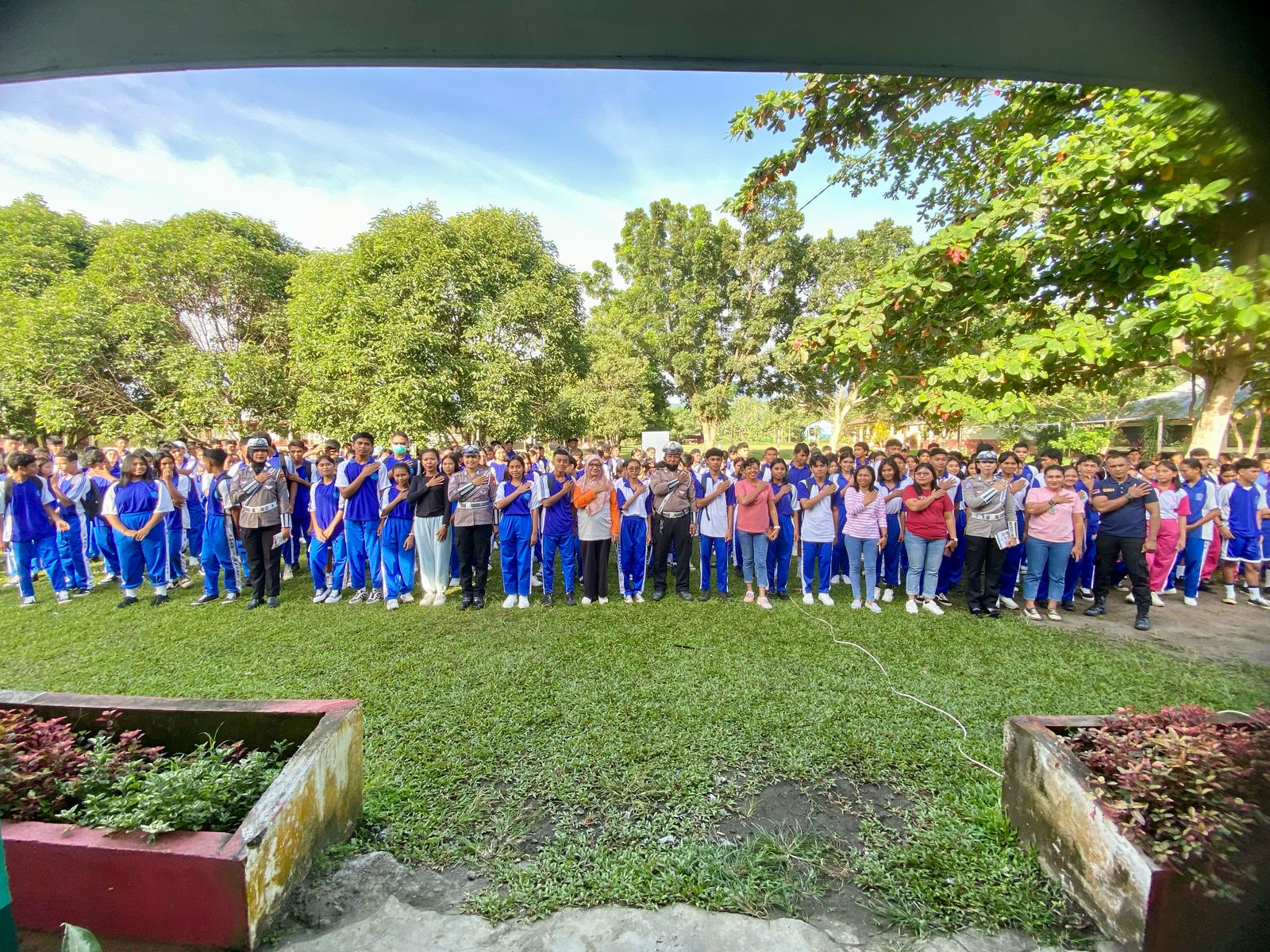 Tekan Lakalantas Satlantas Polres Halut Go To School