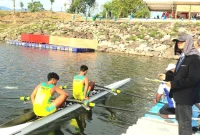 Atlet dayung Maluku Utara di PON 2024.