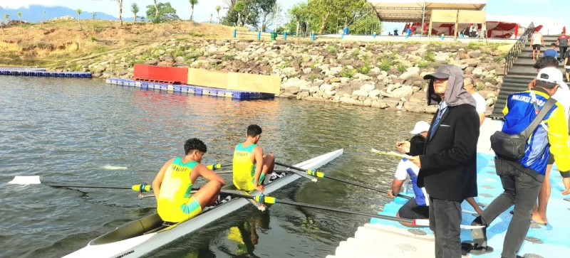 Atlet dayung Maluku Utara di PON 2024.