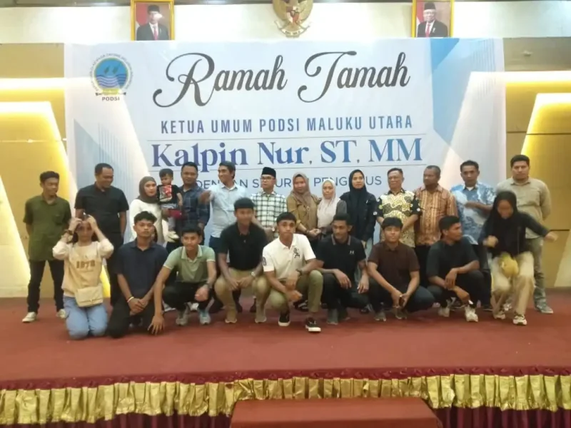 Malam ramah tamah PODSI Maluku Utara.