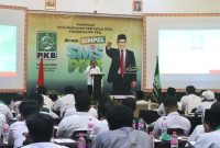 Sosialisasi hasil Muktamar PKB 2024 di Hotel Bela Ternate. (Istimewa)