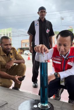 Persiapan Satgas RAFI 2025, Pertamina Sidak Lembaga Penyalur di Kota Jayapura