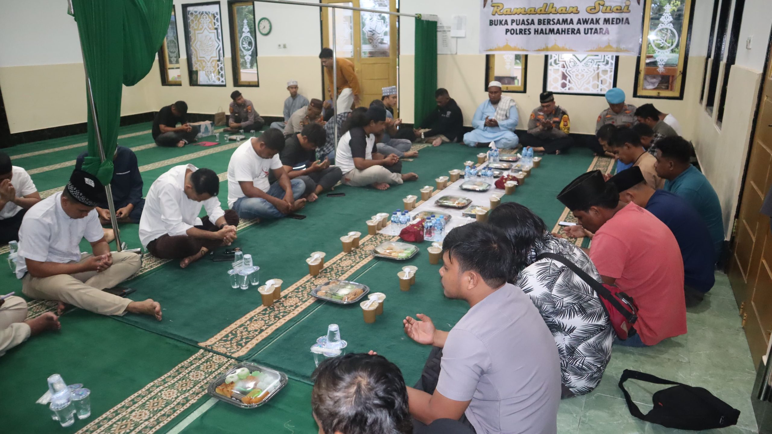Pererat Silaturahmi, Kapolres Halut Buka Puasa Bersama Wartawan