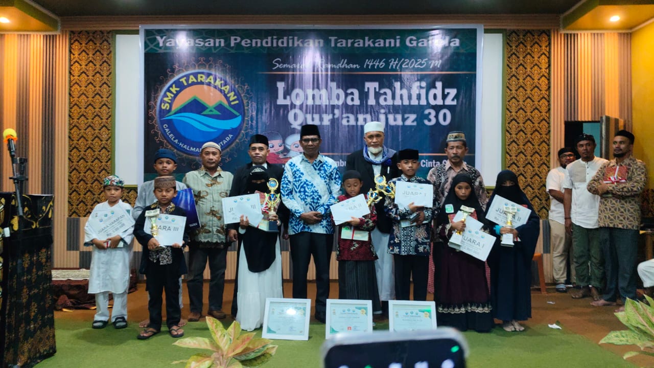 Tutup Lomba Tahfidz Qur’an Juz 30 di SMK Tarakani Galela, Ini Yang Disampaikan Wabup Halut