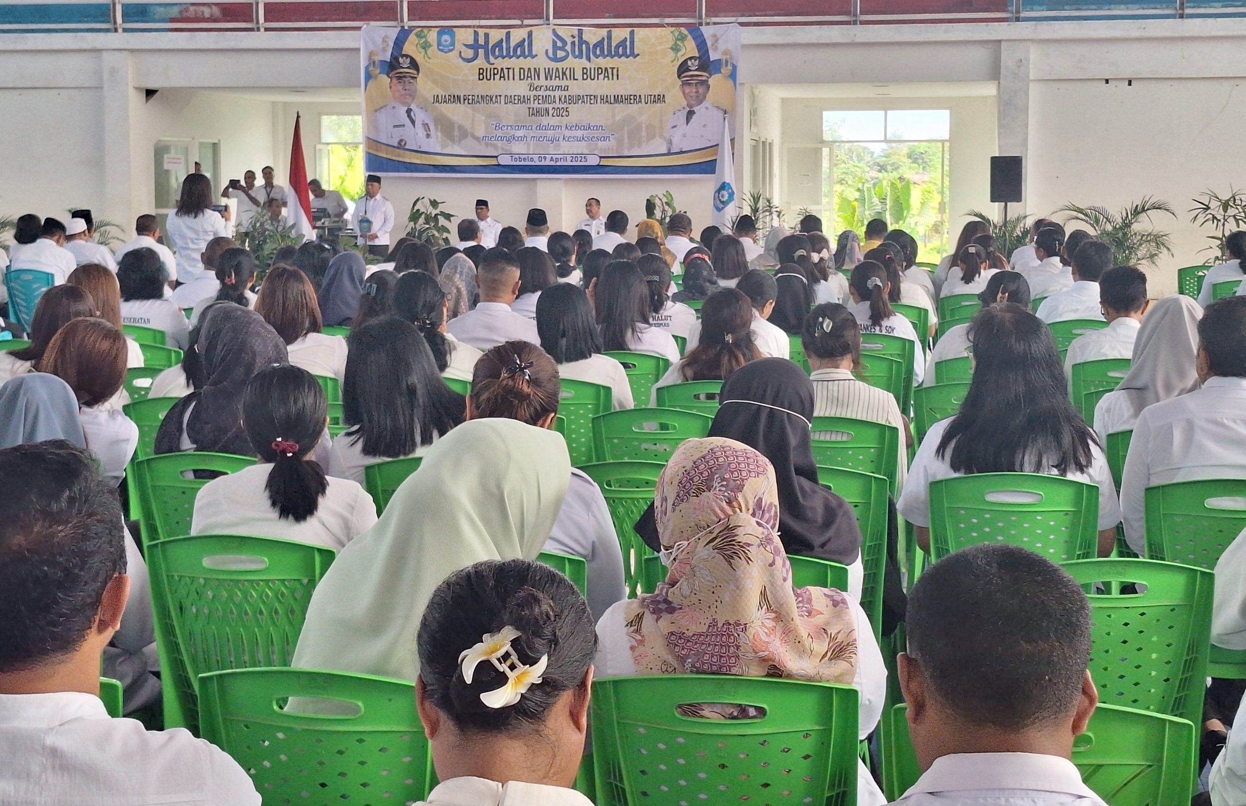 Pemda Halut Gelar Halal Bihalal, Bupati Halut Bilang Begeni Ke Pimpinan OPD