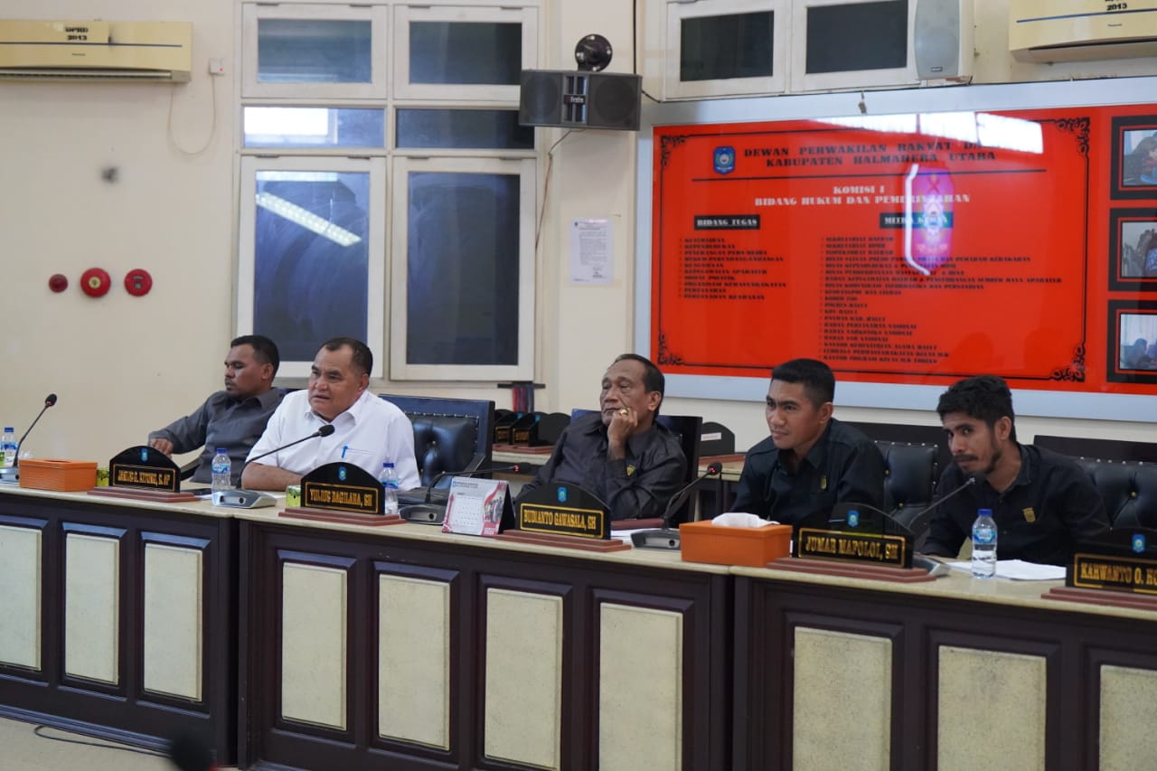 DPRD Halut Terima Ranperda Perampingan OPD, Berikut Daftar Dinas Yang Digabung