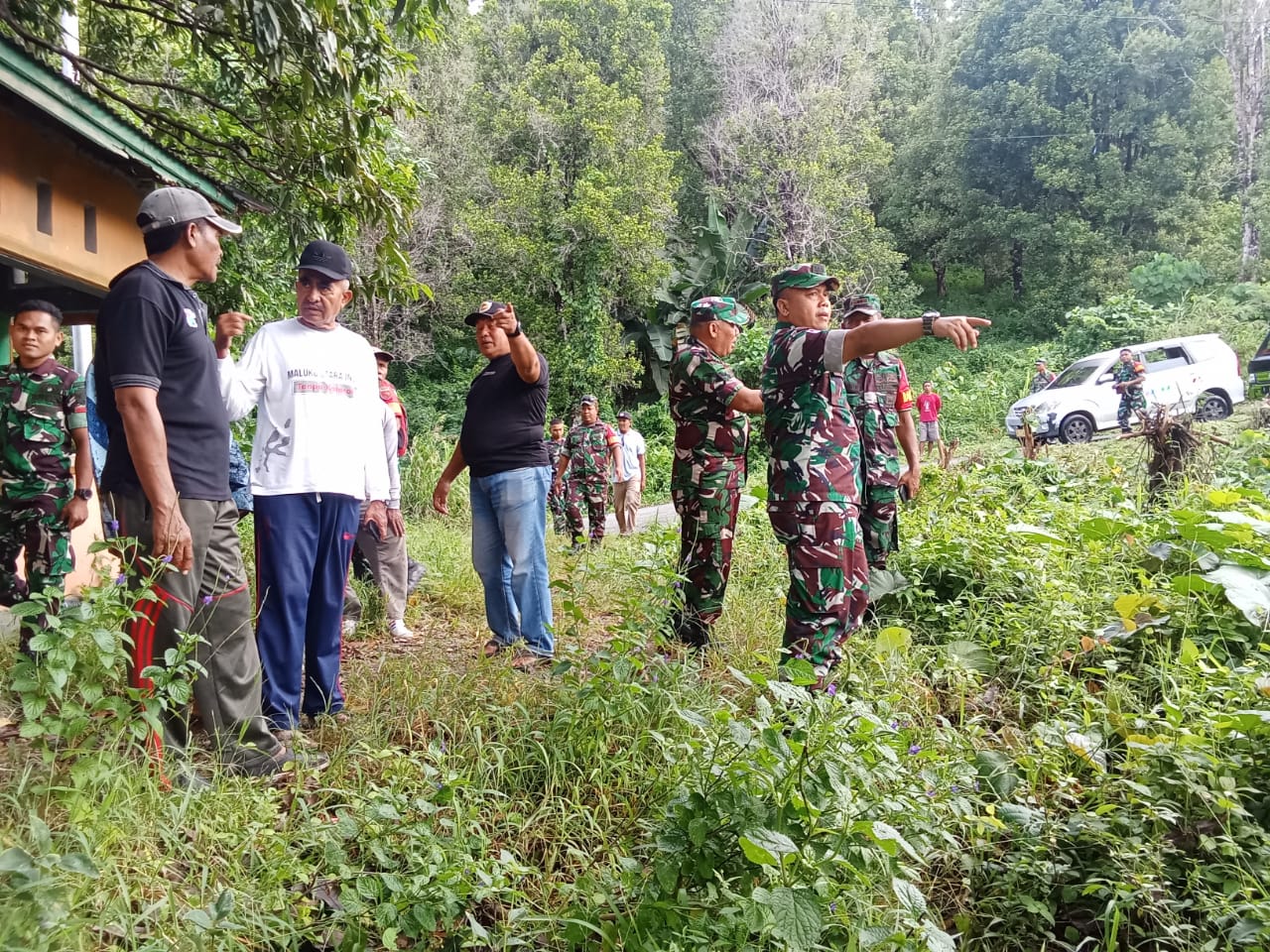 Kasrem 152/Babullah Tinjau Lokasi Koramil Loloda Kepulauan