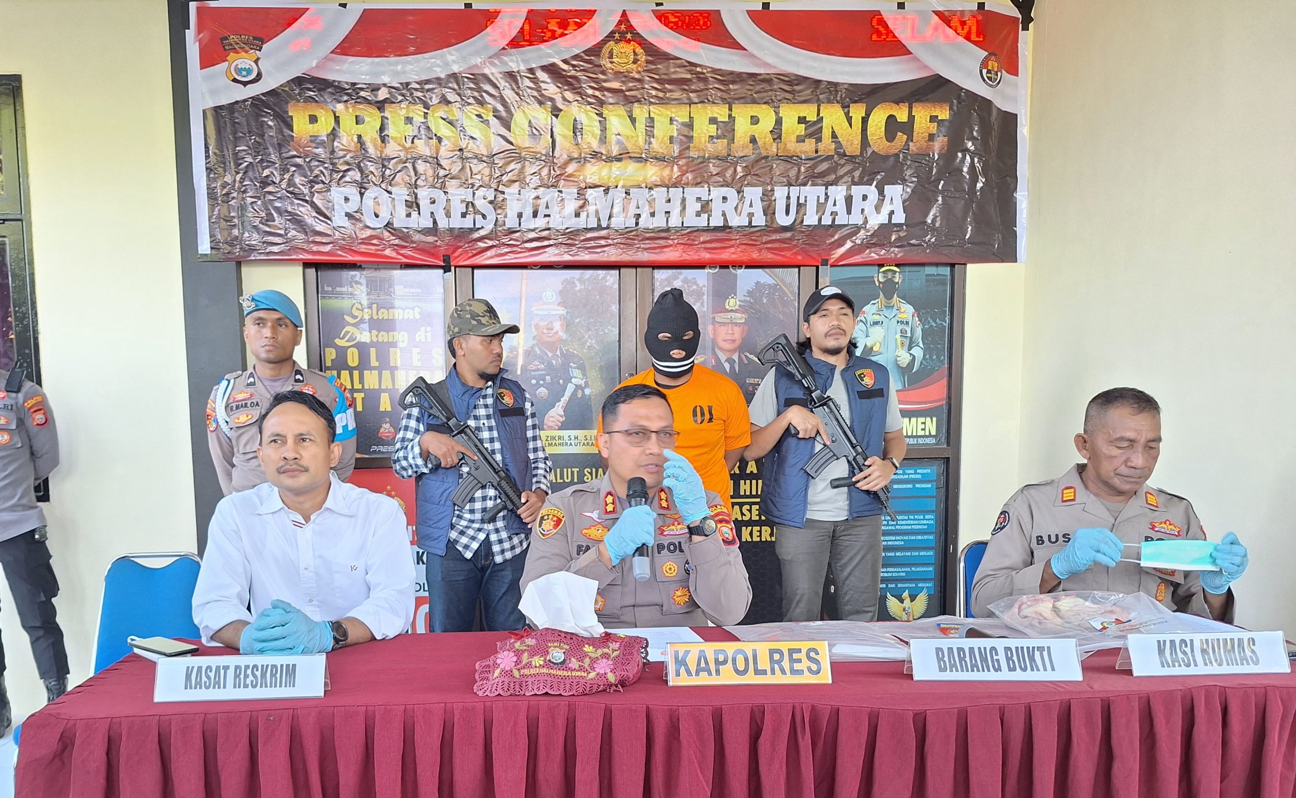 Polres Halut Ungkap Pelaku Pembunuhan Gadis 19 Tahun Di Halut