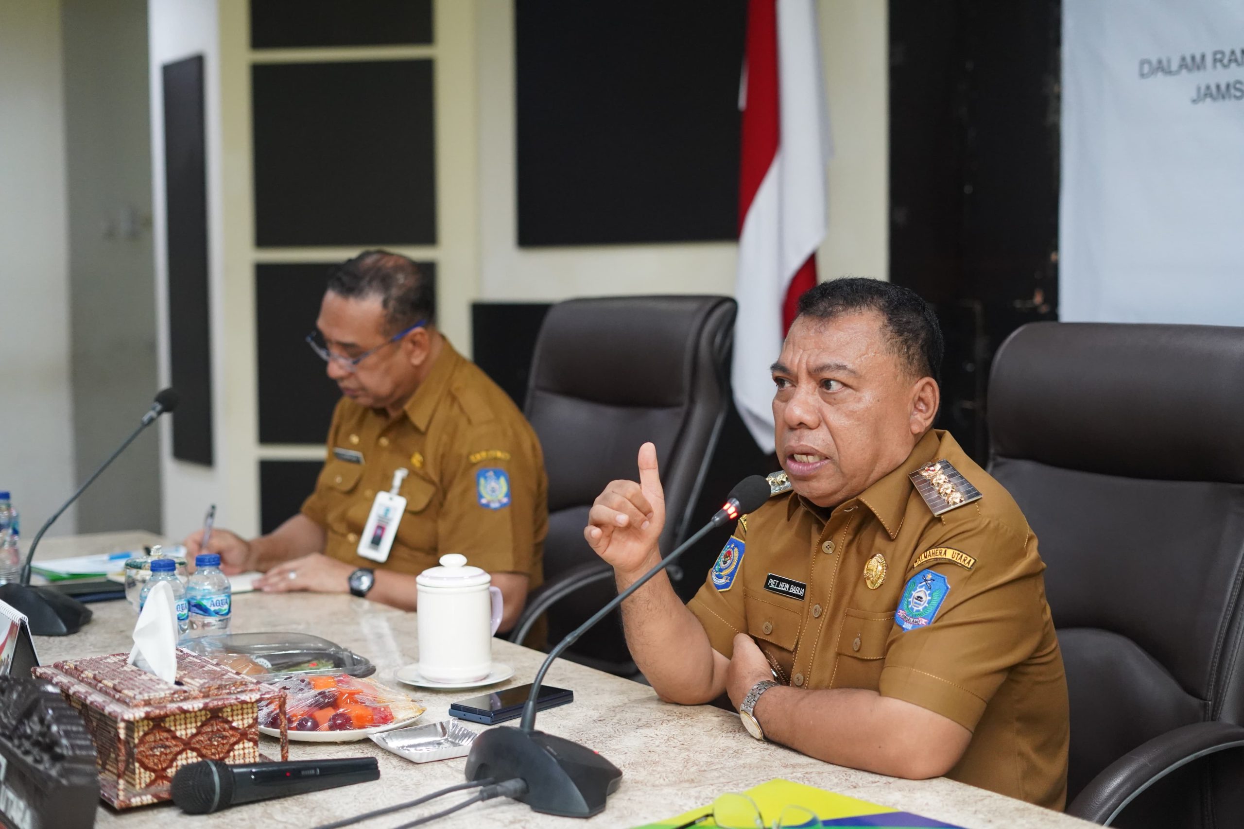 Bupati Halut Tegaskan, Desa Yang Tidak Bentuk Koperasi Merah Putih Akak Diberikan Sangsi.