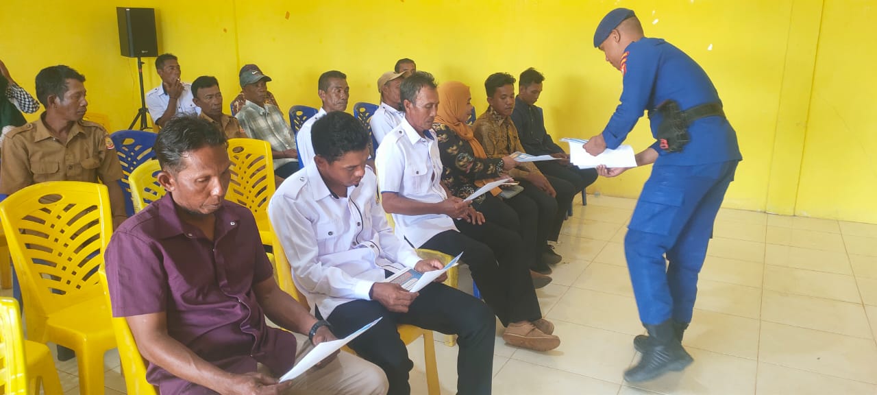 Ditpolairud Polda Malut Gencar Sosialisasi Bahaya Destructive Fishing Kepada Nelayan