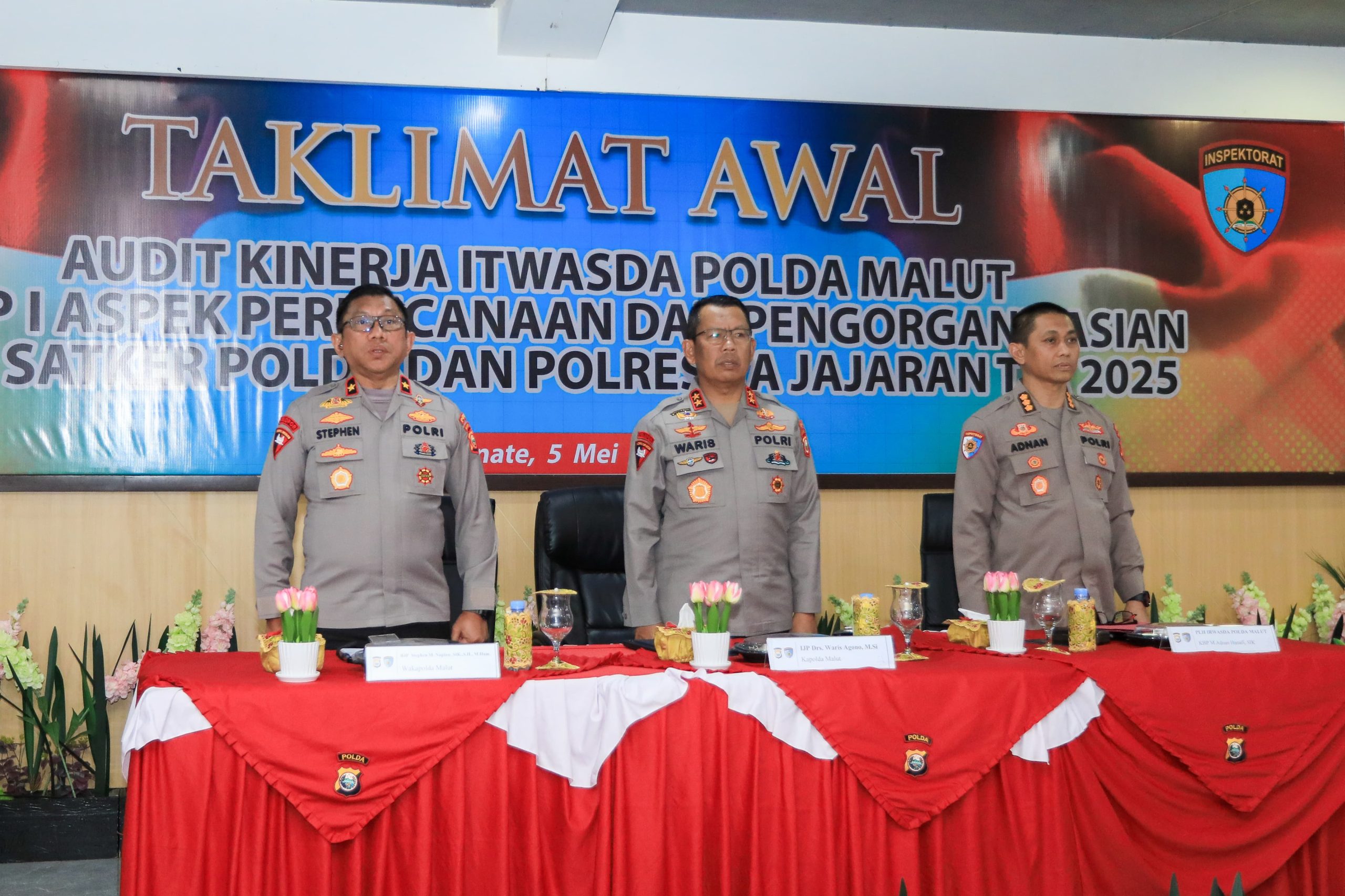 Audit Kinerja Tahap I, Kapolda Tekankan Efektivitas Dan Transparansi