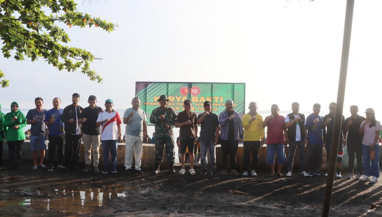 Sambut HUT Kodam XV/Pattimura Dan HUT Kabupaten Halmahera Utara, Kodim 1508/Tobelo Gelar Karya Bakti