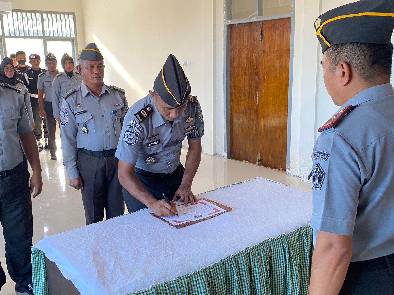 Komitmen Bersama, Lapas Tobelo Kanwil Ditjenpas Malut Deklarasikan Bersih dari Narkoba dan Hanpone Ilegal