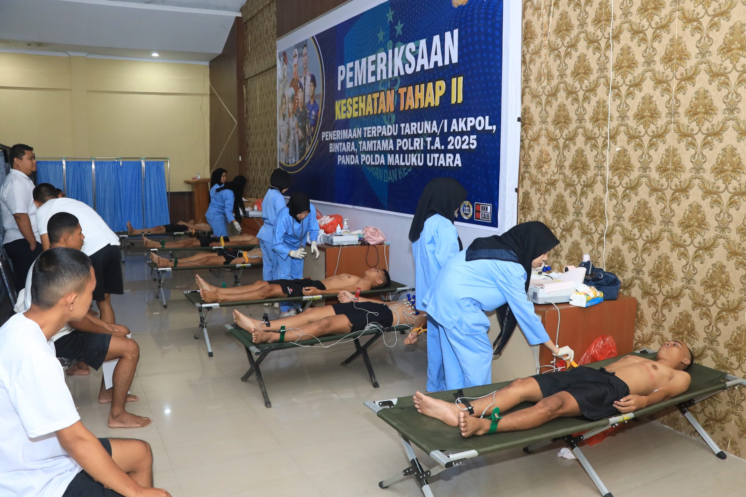 Polda Malut Gelar Pemeriksaan Kesehatan Tahap II Calon Anggota Polri Tahun 2025