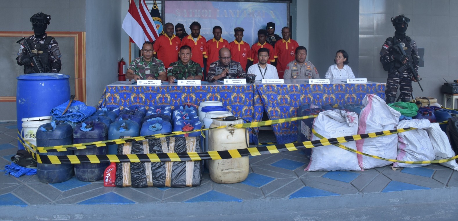 TNI AL Gagalkan Penyelundupan Lintas Perbatasan RI Dan PNG