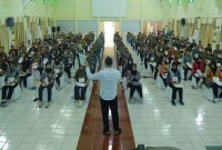 Casis Bintara Polri Ikut tes Psikologi tahap II.(foto/Humas) 