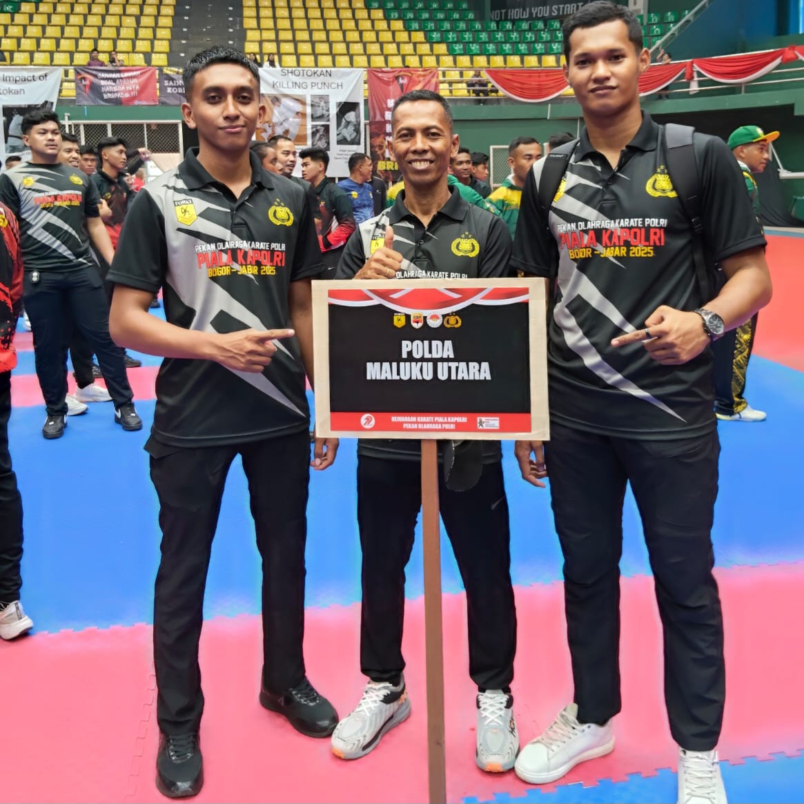Hebat, Kapolsek Galela Sabet Medali Perak Di Kejuaraan Karate Kapolri Cup 2025