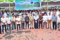 Pemda Halut menyambut kedatangan jamaah haji asal Halut 