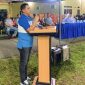 Kapolres Pulau Morotai saat membuka turnamen Volly Ball