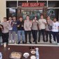 Kapolres Kota Ternate, silaturahmi dengan insan pers. (foto.Humas).