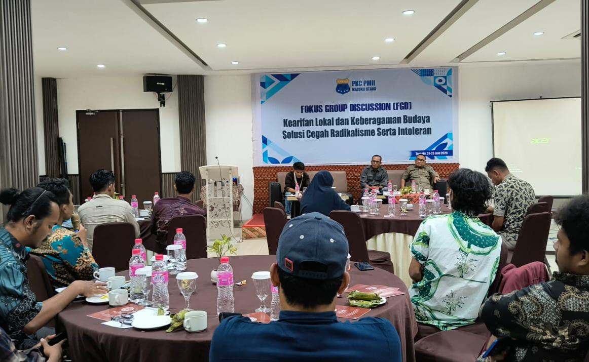 PKC PMII Malut Gelar FGD, Cegah Radikalisme Dan Intoleransi Lewat Kearifan Lokal
