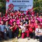 Polres Pulau Morotai Olahraga bersama, sambut hari Bhayangkara ke-79.(foto/istimewa)