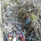 Tumpukan sampah plastik di kali uci Desa Rawajaya, Kecanatan Tobelo.(foto/istimewa)