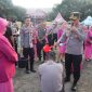 Kapolres Halut memimpin kenaikan pangkat.(foto/humas)
