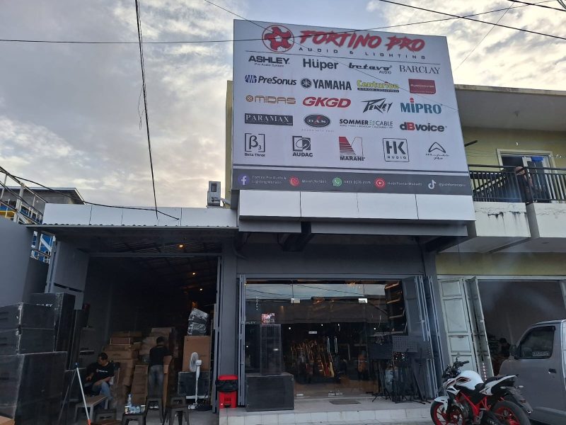 Toko Fortino Audio Lighting Cabang Tobelo.