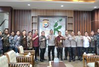 PT. Pertamina Patra Niaga, Audiens dengan Wakapolda Malut.(foto/istimewa)