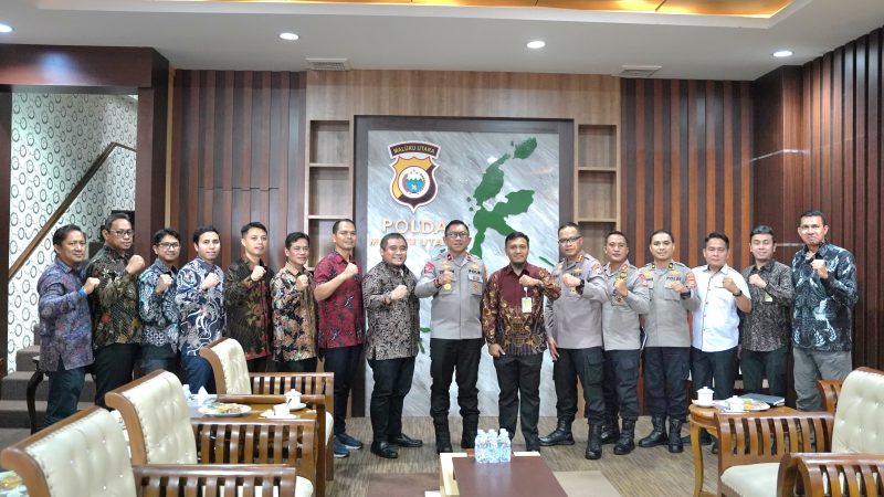 PT. Pertamina Patra Niaga, Audiens dengan Wakapolda Malut.(foto/istimewa)