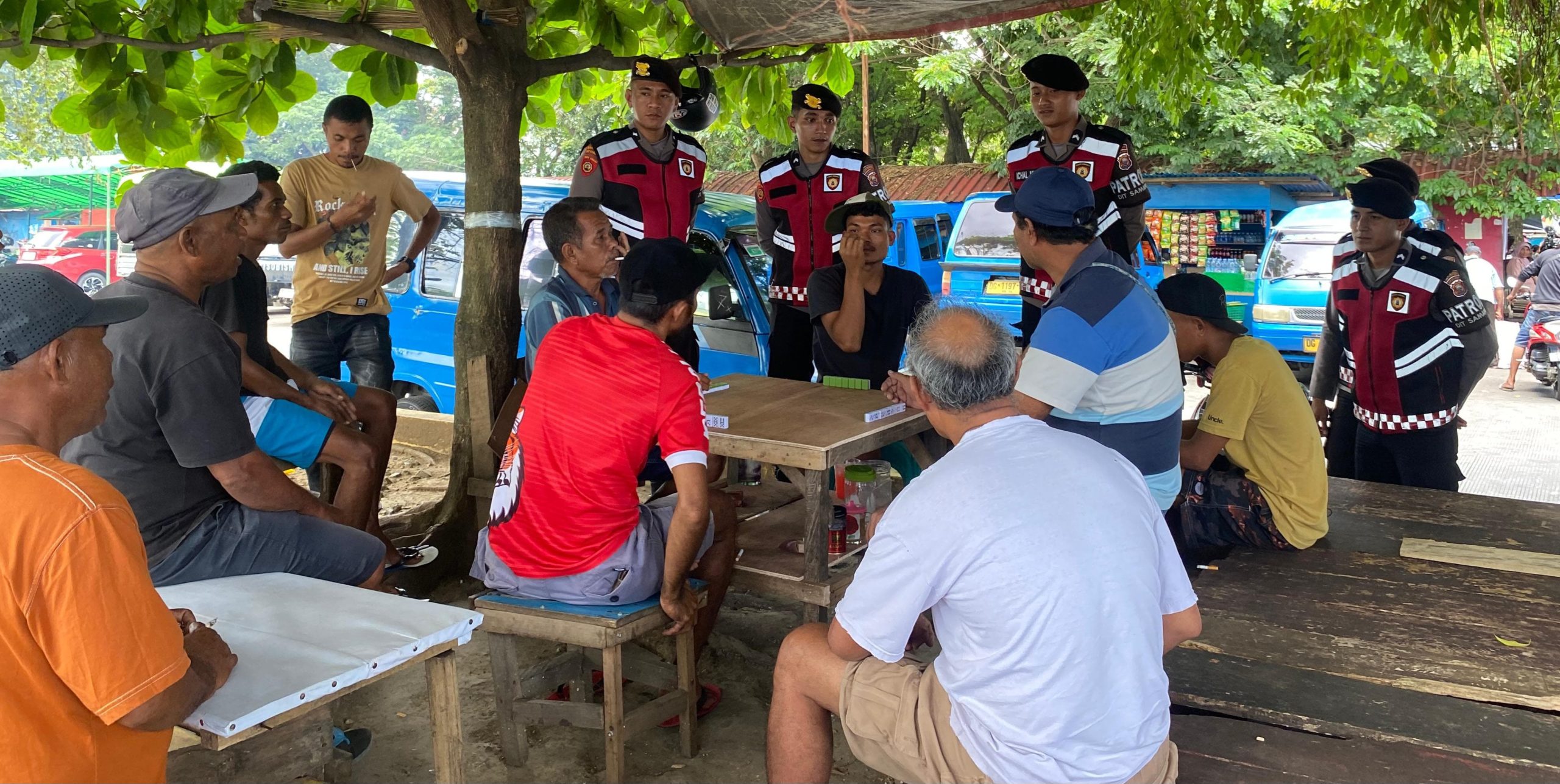 Wujudkan Kamtibmas Aman, Ditsamapta Polda Malut Intens Patroli Di Terminal Gamalama