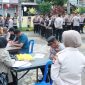 Polres Ternate melaksanakan kegiatan Germas dan Skrining kesehatan bagi personil.(foto/humas)