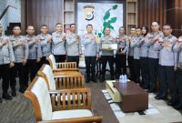 Perwira SIP angkatan 54 Silaturahmi dengan Kapolda Malut.(foto/humas)