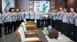 Perwira SIP angkatan 54 Silaturahmi dengan Kapolda Malut.(foto/humas)