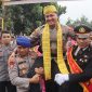 Pisah sambut Kapolres Halmahera Utara.(foto/humas)