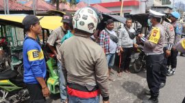 Satlantas Polres Halut Jaring ratusan kendaraan.