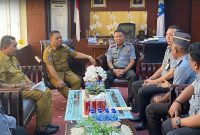 Kalaps Kelas IIB Tobelo audiens dengan Bupati Halut.(foto/istimewa)