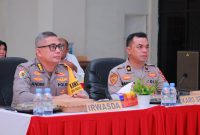 Irwasda Polda Malut mengikuti Anev Ketahanan Pangan melalui Zoom Meeting.(foto/humas)