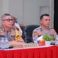 Irwasda Polda Malut mengikuti Anev Ketahanan Pangan melalui Zoom Meeting.(foto/humas)