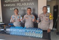 Polsek Pelabuhan Ahmad Yani gagalkan Miras.(foto/humas)