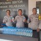 Polsek Pelabuhan Ahmad Yani gagalkan Miras.(foto/humas)