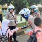 Polwan Ditlantas Polda Malut gelar pantroli.(foto/humas)