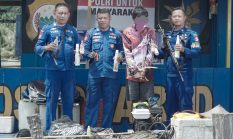 Polairud Polda Malut Tangkap Pelaku Destructive Fishing Di Perairan Halmahera Selatan
