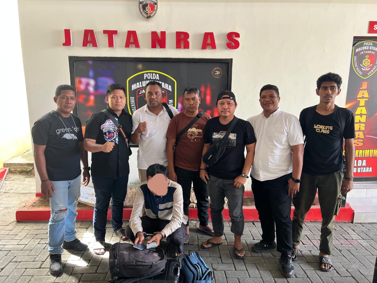 Terduga Pelaku Pembunuhan Pegawai BPS Di Haltim Serahkan Diri Ke Polda Malut