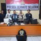 Polsek Ternate Selatan amankan pemjual Miras jenis Cap Tikus.(foto/humas).