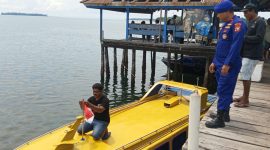 Sat Polairud Polres Halut berikan edukasi keselamatan berlayar.
