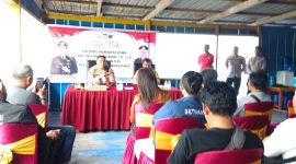 Kapolres Halut bertatap muka dengan insan pers dan sejumlah organisasi.